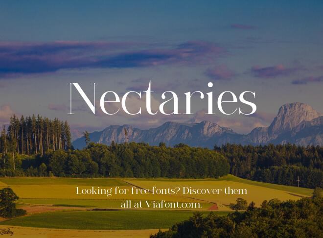 Nectaries Font
