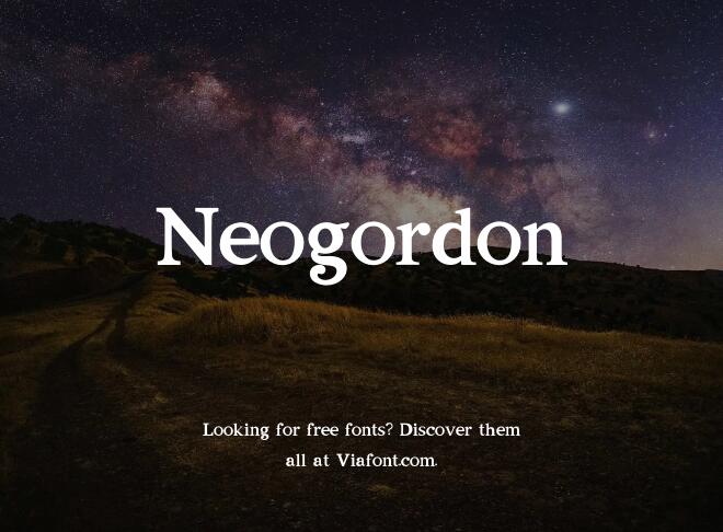 Neogordon Font