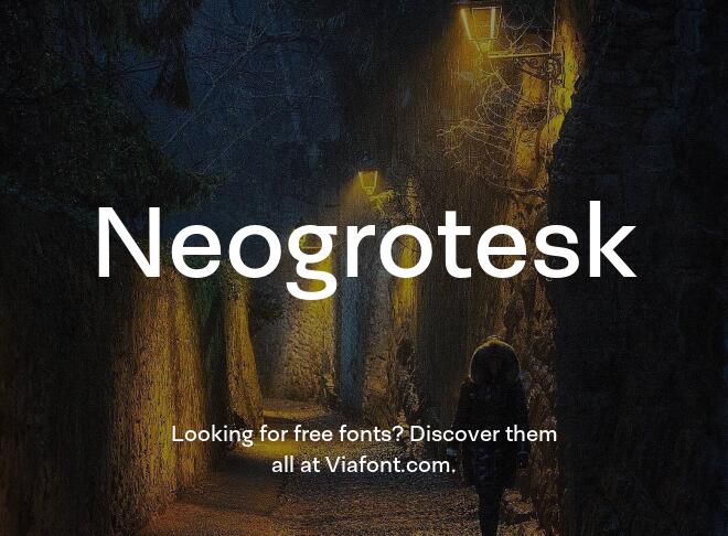 Neogrotesk Font