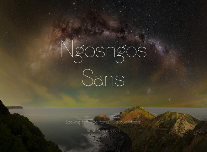 Ngosngos Sans Font