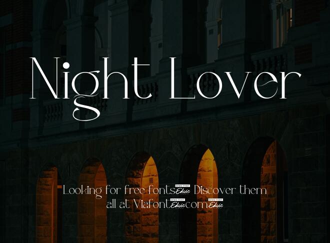 Night Lover Font
