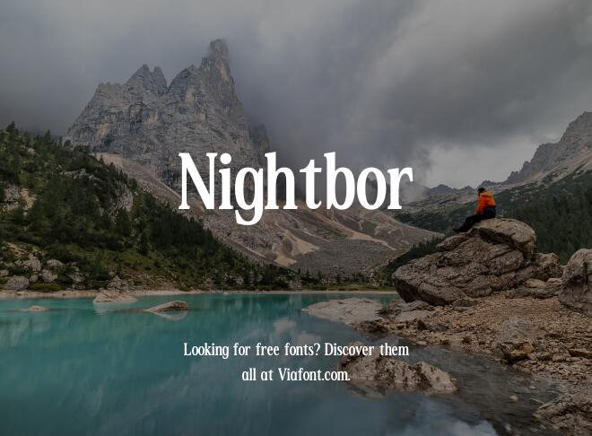 Nightbor Font