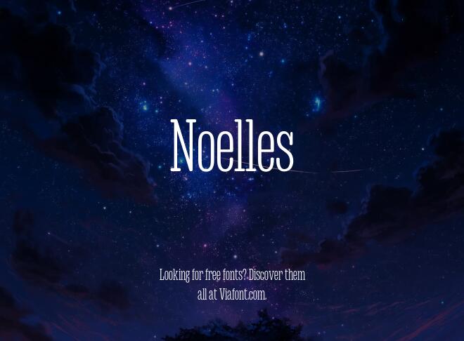 Noelles Font