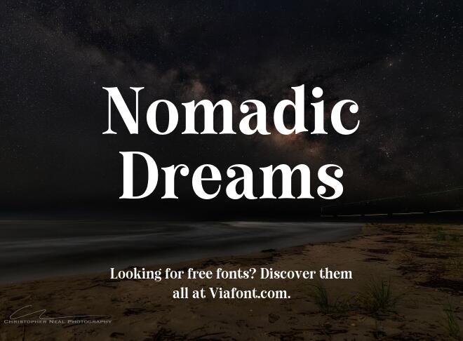 Nomadic Dreams Font