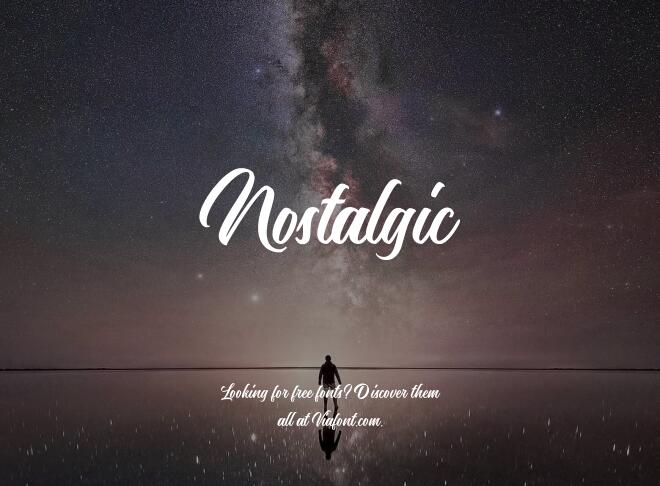 Nostalgic Font