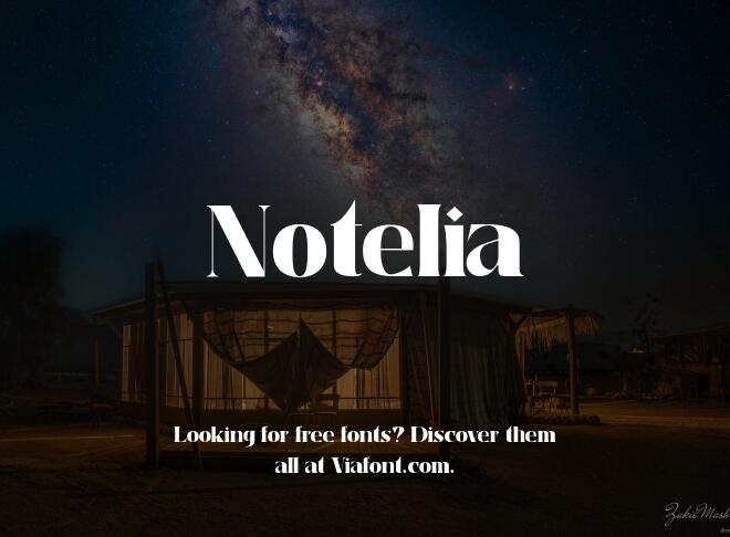 Notelia Font