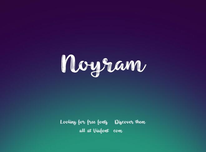 Noyram Font