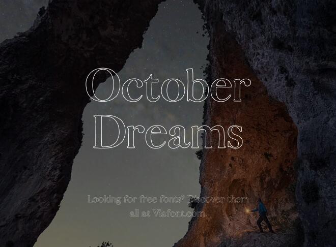 October Dreams Font