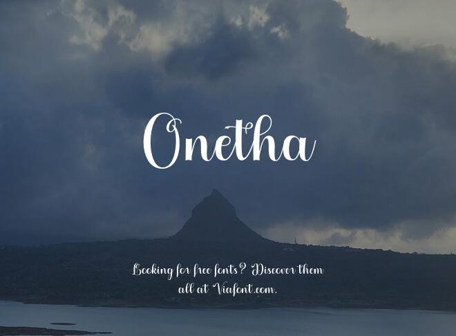 Onetha Font