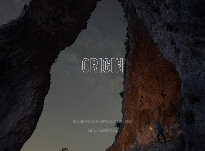 Origin Font