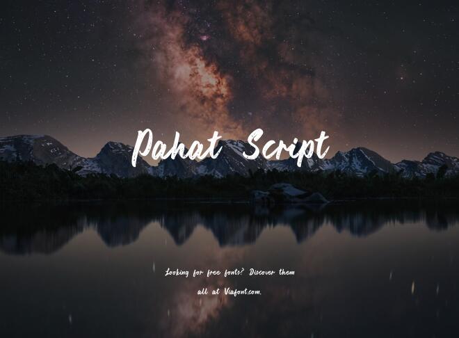 Pahat Script Font