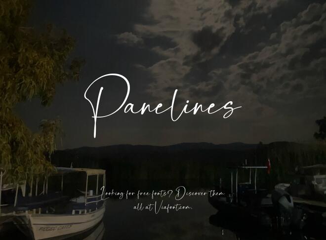 Panelines Font