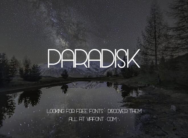Paradisk Font