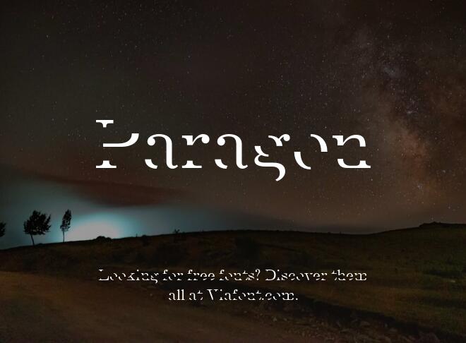 Paragon Font