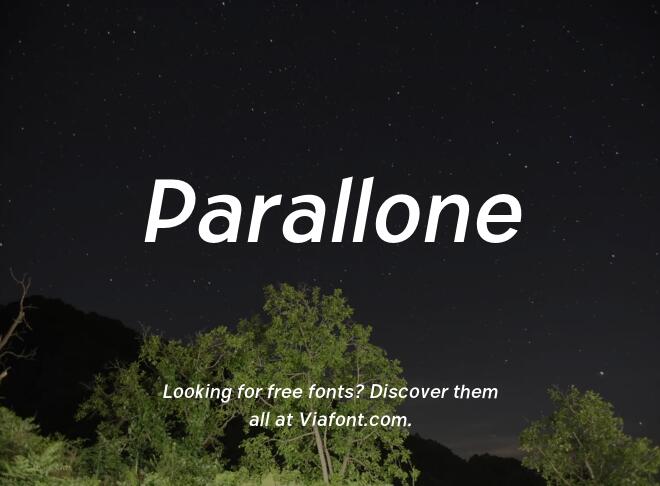 Parallone Font
