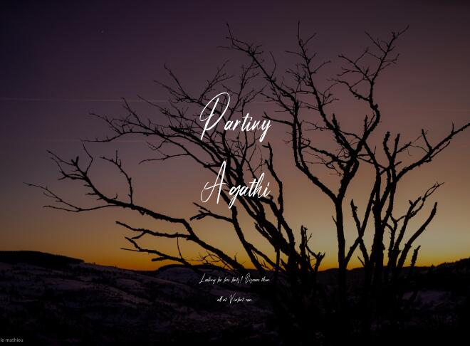 Partiny Agathi Font