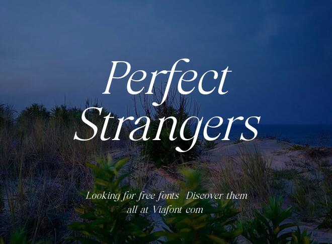 Perfect Strangers Font