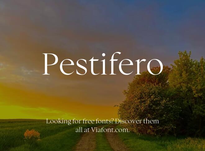 Pestifero Font