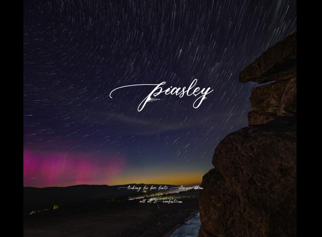 Piasley Font