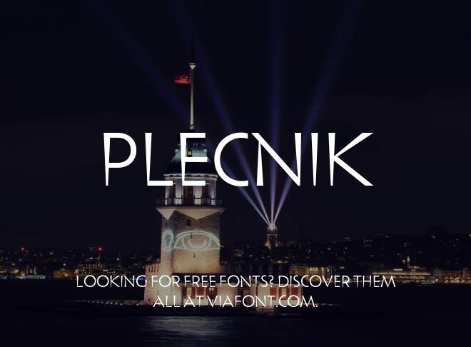 Plecnik Font