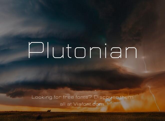 Plutonian Font