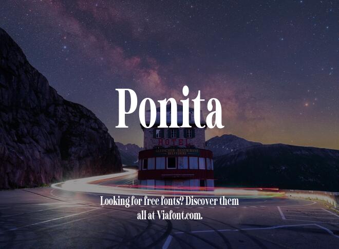 Ponita Font