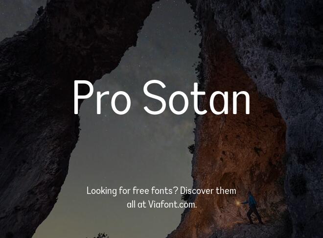 Pro Sotan Font