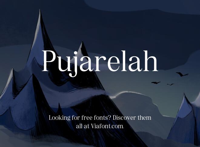 Pujarelah Font