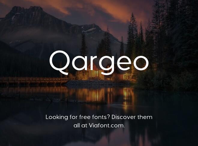 Qargeo Font