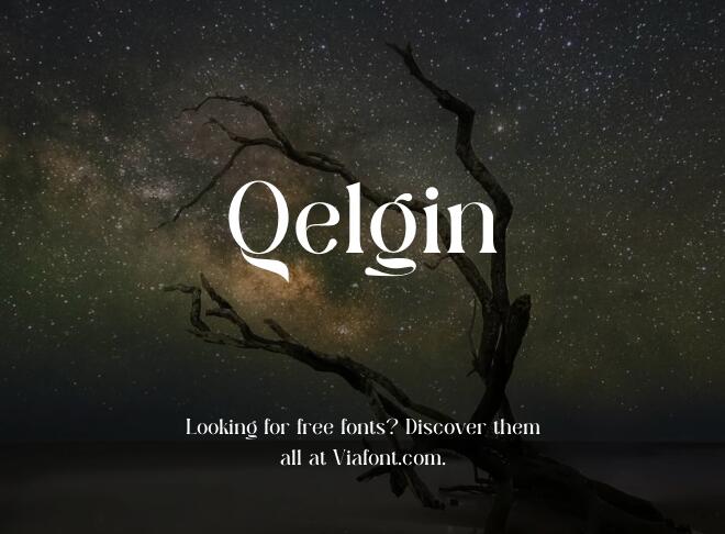 Qelgin Font