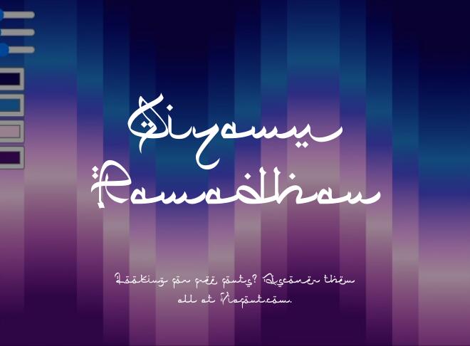 Qiyamu Ramadhan Font