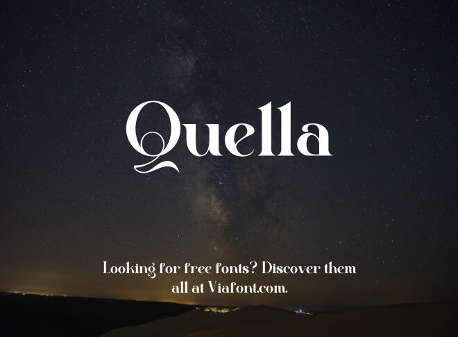 Quella Font