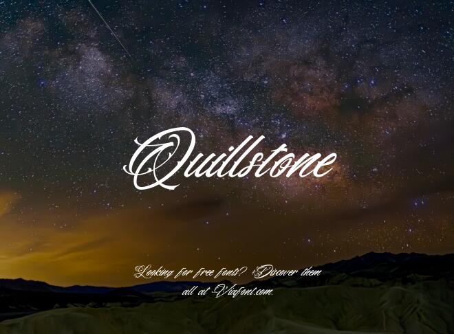 Quillstone Font