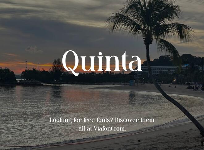 Quinta Font