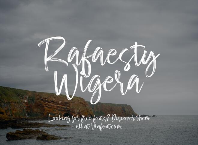 Rafaesty Wigera Font
