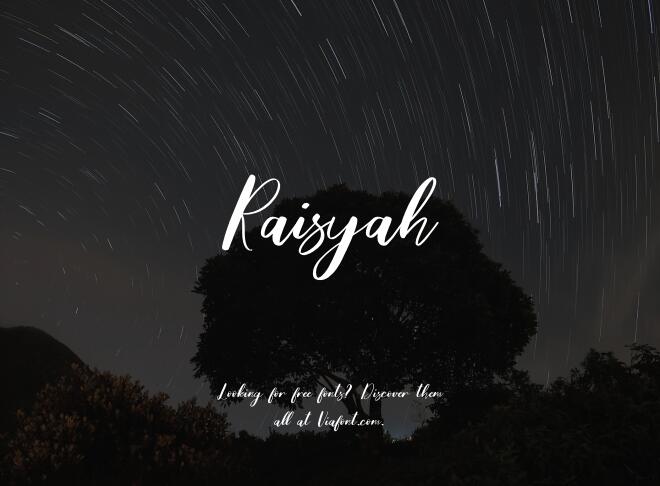 Raisyah Font