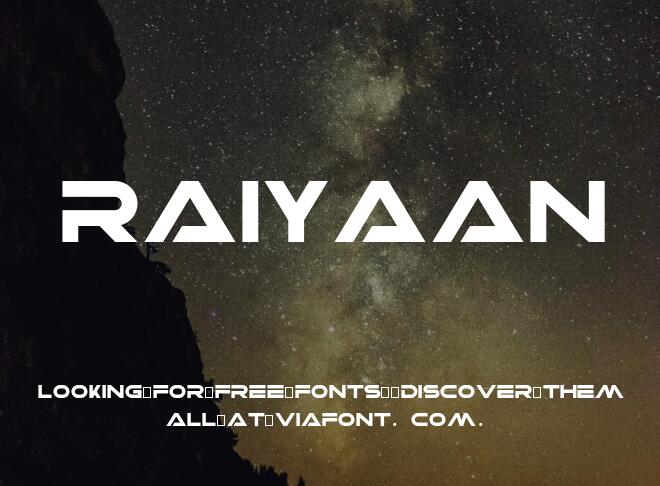 Raiyaan Font