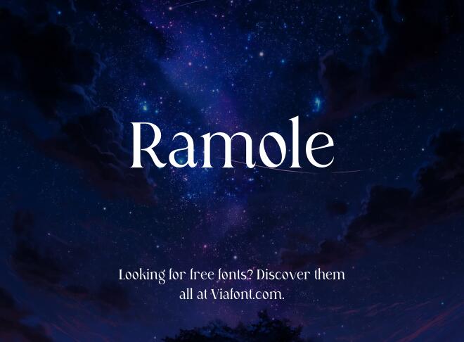 Ramole Font