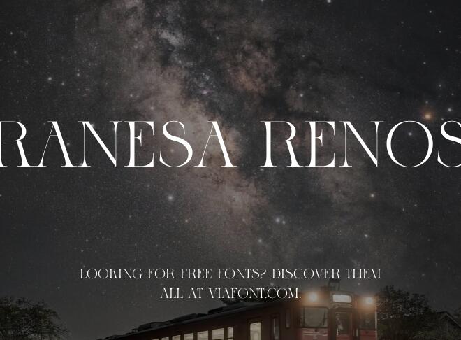 Ranesa Renos Font