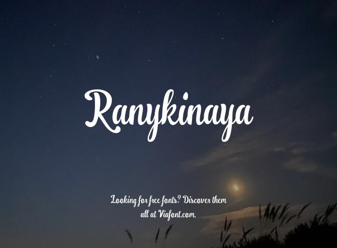 Ranykinaya Font