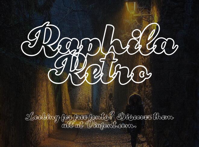 Raphila Retro Font