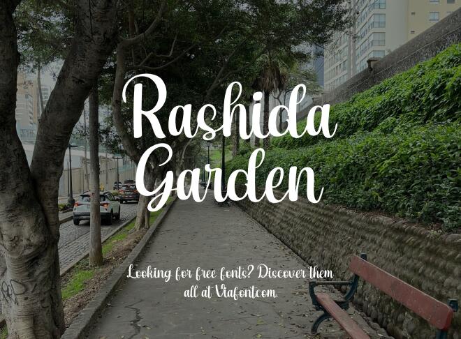 Rashida Garden Font