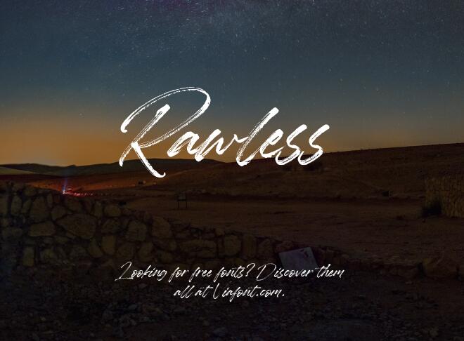 Rawless Font