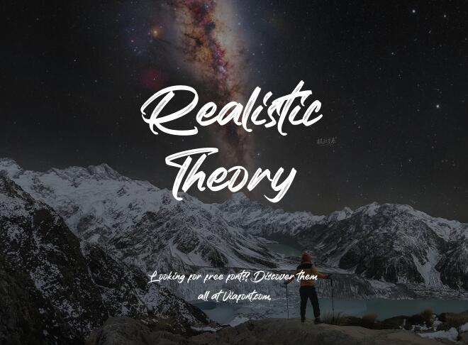 Realistic Theory Font