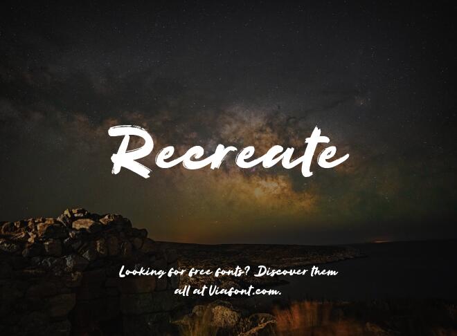 Recreate Font