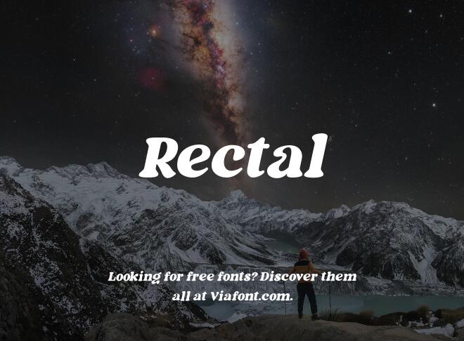 Rectal Font