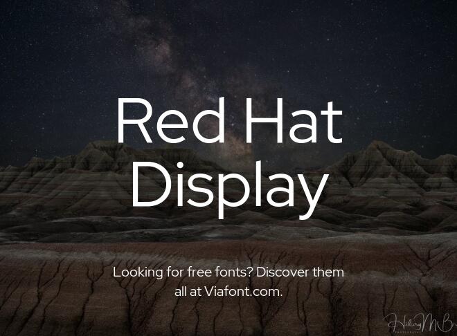 Red Hat Display Font