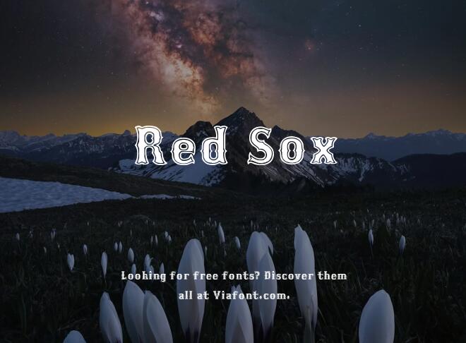 Red Sox Font