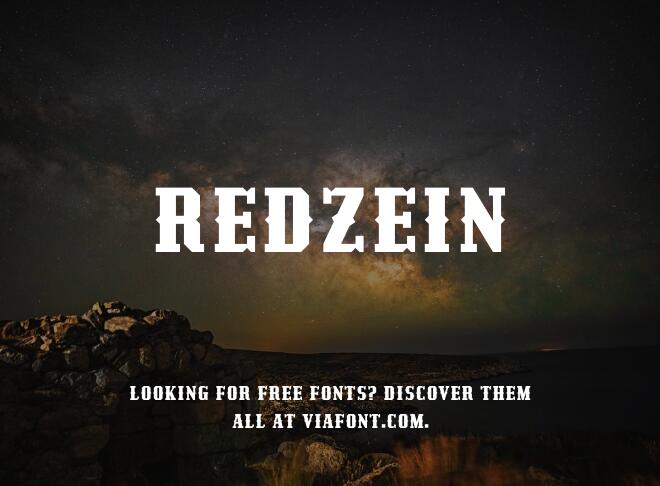Redzein Font