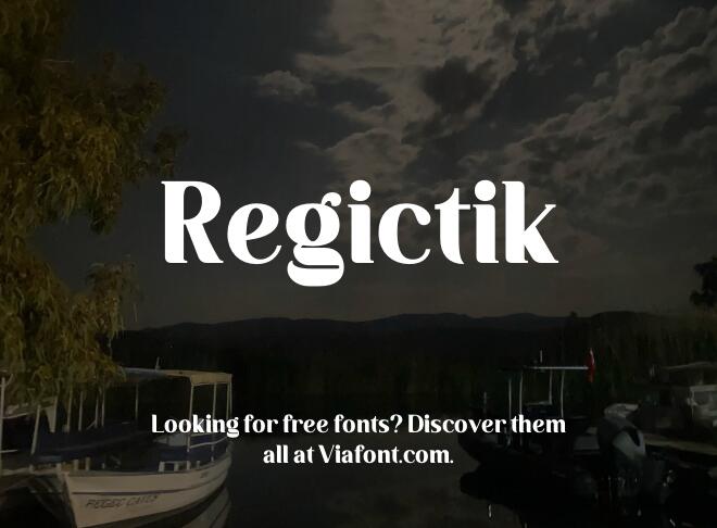 Regictik Font